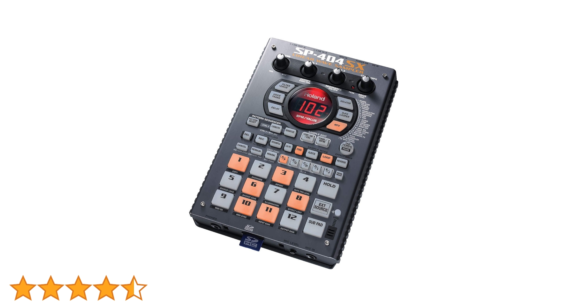 Amazon | Roland ローランド コンパクトサンプラー SP-404SX